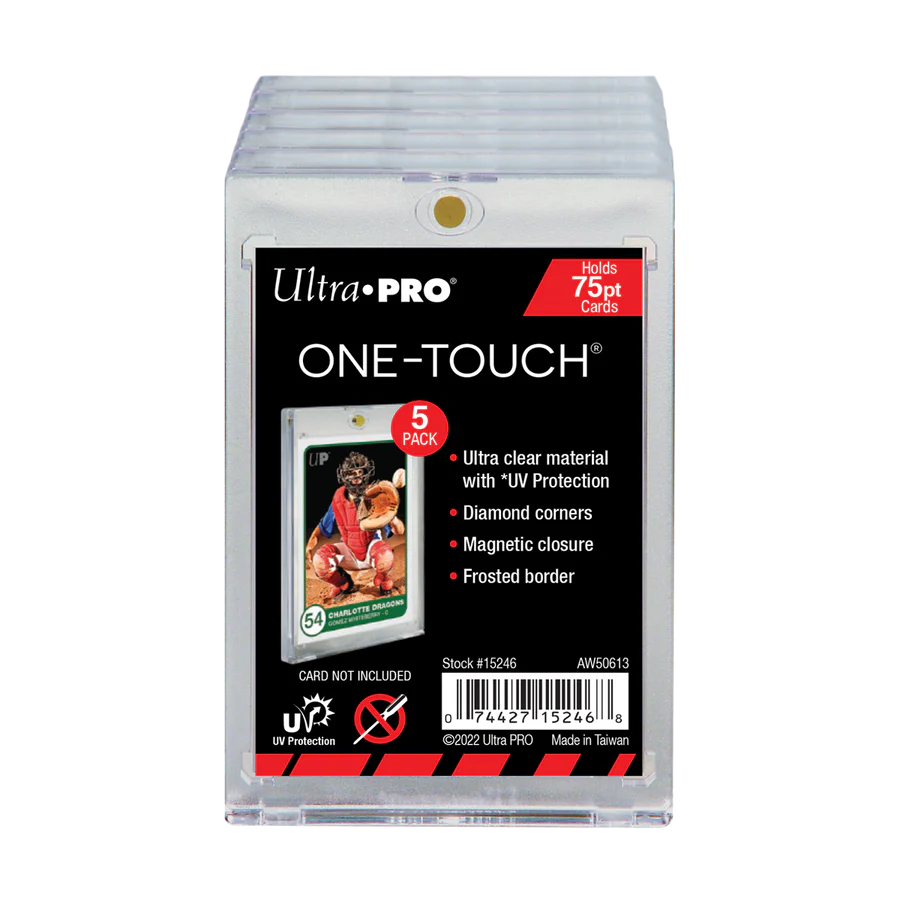 ULTRA PRO ONE TOUCH - 75PT -UV w/Magnetic Closure (5 PACK)