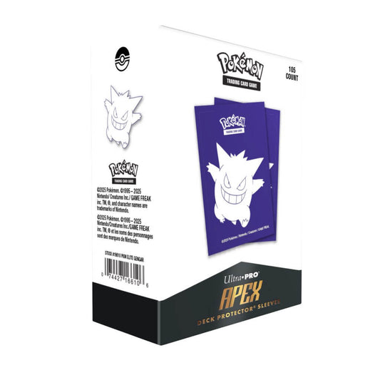Pokémon TCG: Elite Gengar 105ct Apex Deck Protector Sleeves