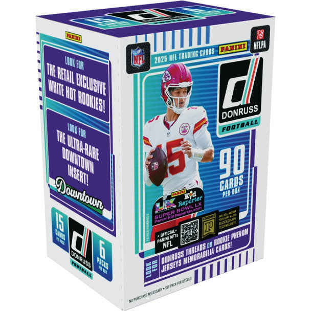 Panini Donruss 2025 NFL Football Trading Card - Blaster Box
