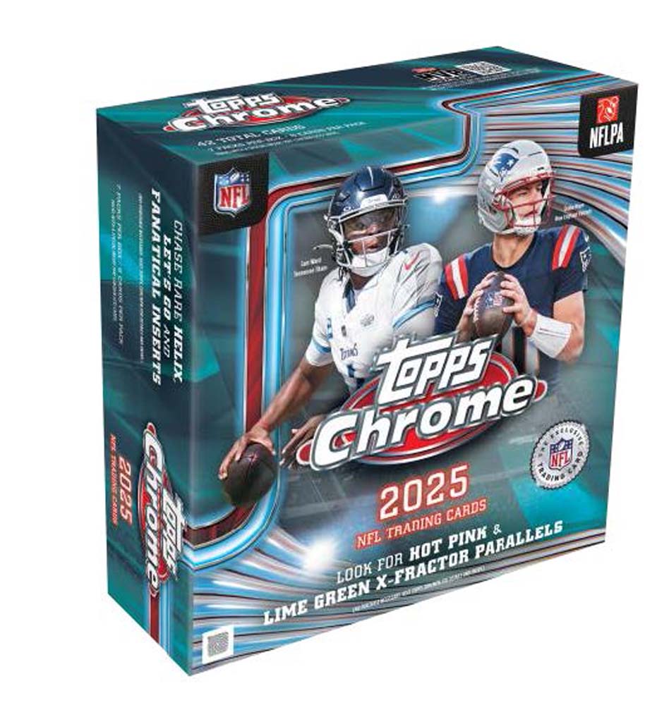 Topps 2025 Chrome NFL Football Mega Box