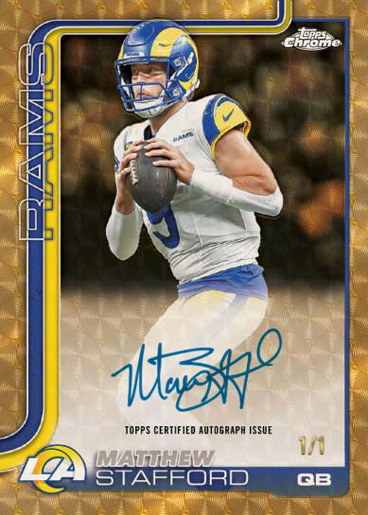 Topps 2025 Chrome NFL Football Value Box