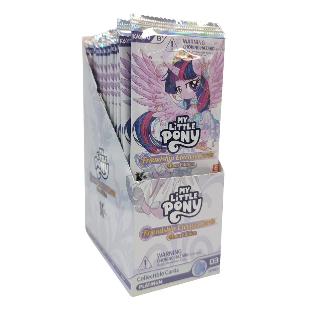 Kayou My Little Pony Friendship Eternal Foil Card Booster Box - Moon Edition (12 Packs)