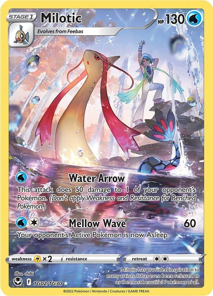 Pokemon TCG Single: Milotic - Silver Tempest Trainer Gallery (TG02)