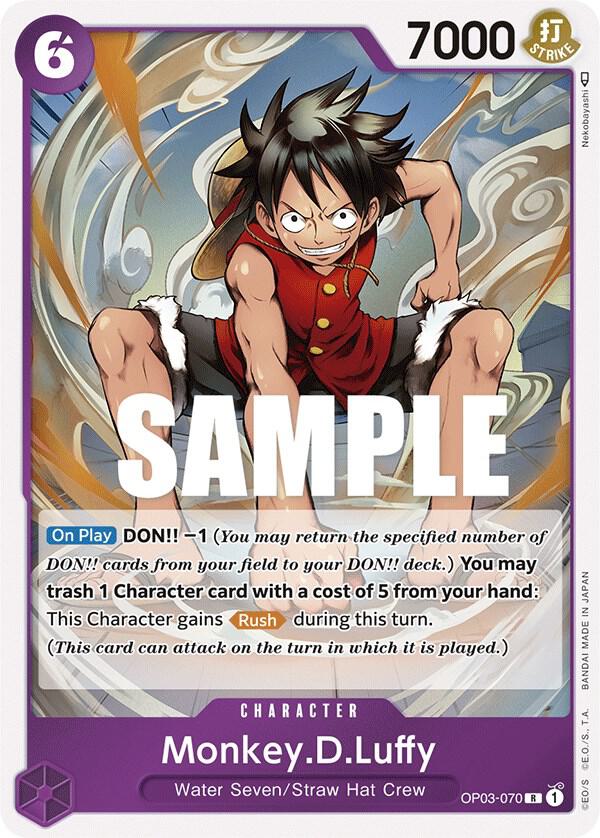 One Piece Singles: Monkey.D.Luffy - Pillars of Strength (OP03-070) R