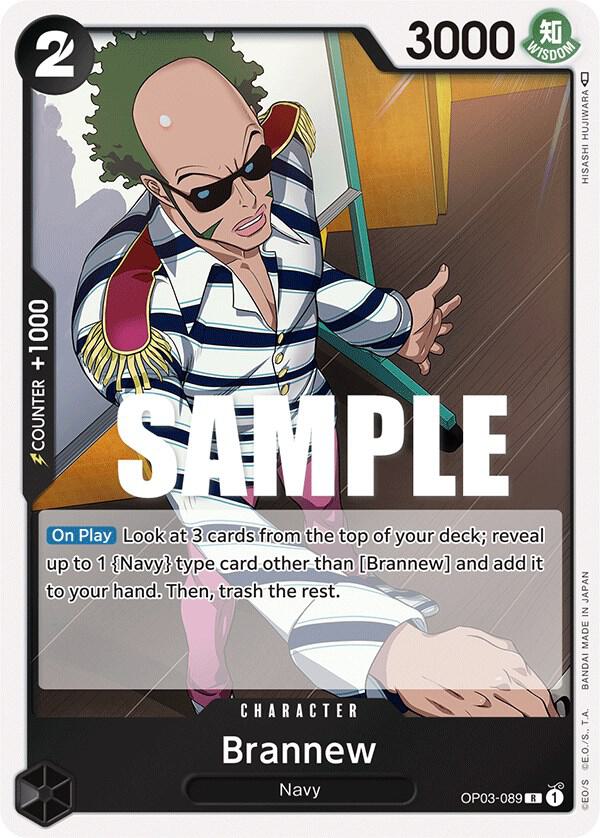 One Piece Singles: Brannew - Pillars of Strength (OP03-089) R