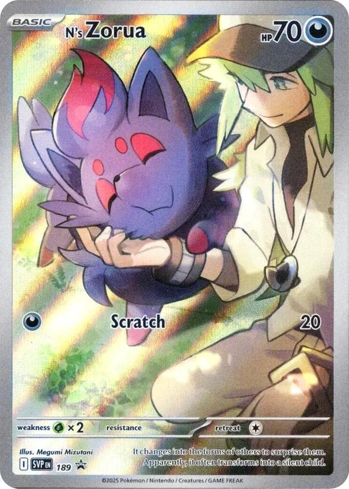 Pokemon TCG: N's Zorua - 189 - SV: Scarlet & Violet Promo Cards (SVP)