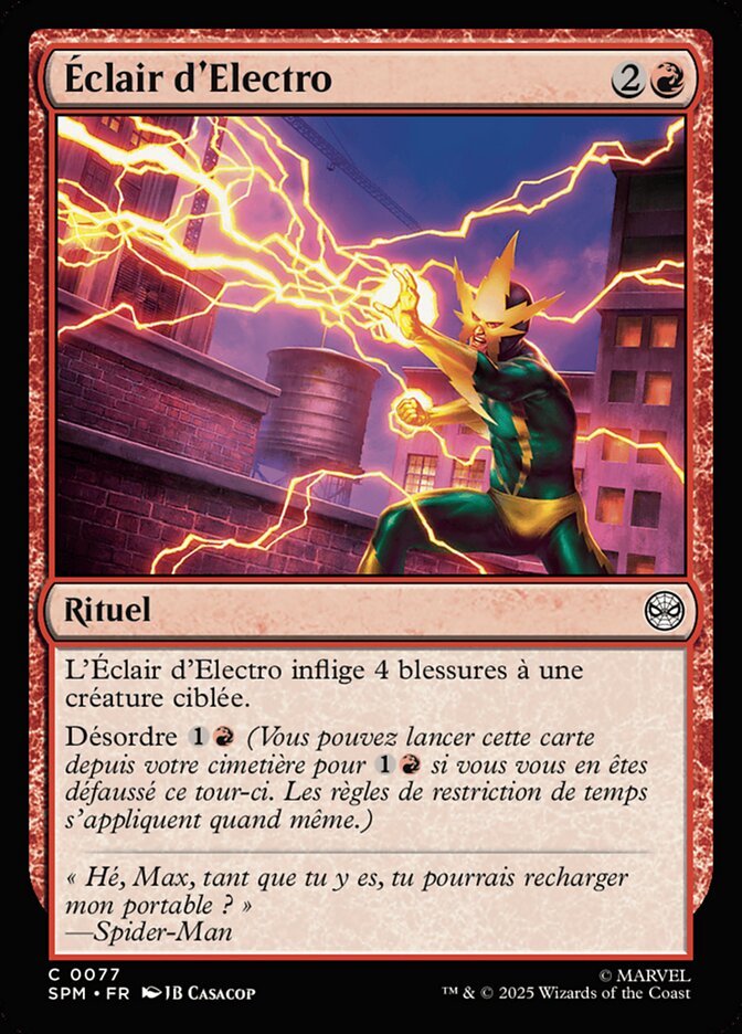 Electro's Bolt