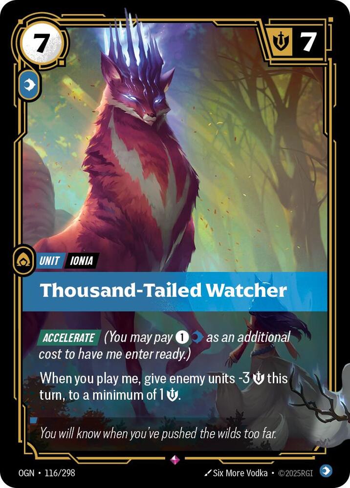 Riftbound TCG: Thousand-Tailed Watcher - Origins (OGN)