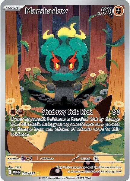 Pokemon TCG: Marshadow - 146/132 - ME01: Mega Evolution (MEG)