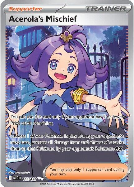 Pokemon TCG Single: Acerola's Mischief - 165/132 - ME01: Mega Evolution (MEG)