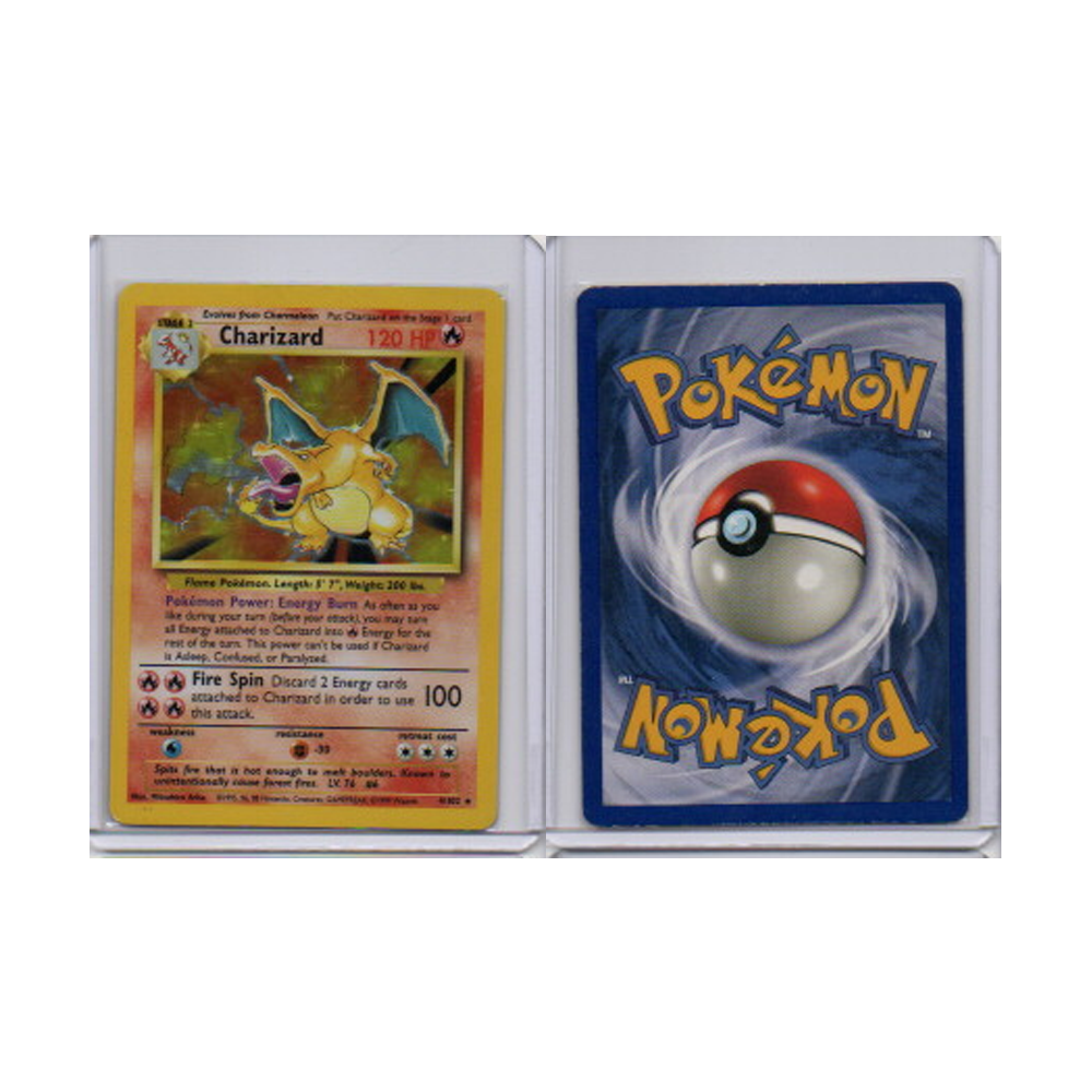 Pokemon TCG Single: Charizard 4/102 Base Set (LP)