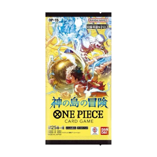 One Piece Card Game: Japanese OP-15 Adventures on Kami's Island Booster Pack