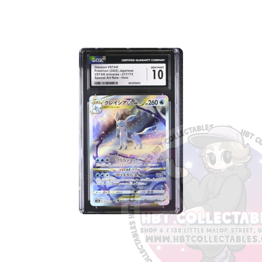 Pokemon TCG: CGC Gem Mint 10 - Glaceon VSTAR: VSTAR Universe 217/172