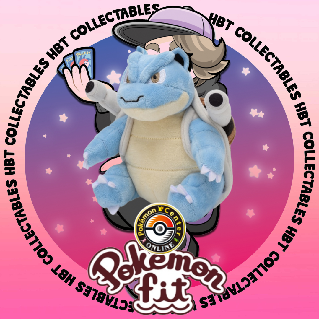 PC JPN: Pokemon Fit Plush Blastoise (Common)