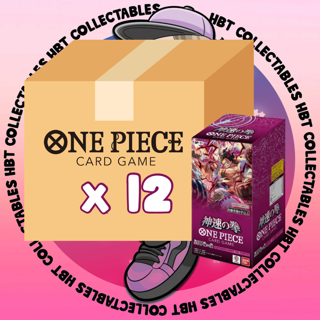 a fist of divine speed booster box case One Piece: OP-11 A Fist of Divine Speed Sealed Case