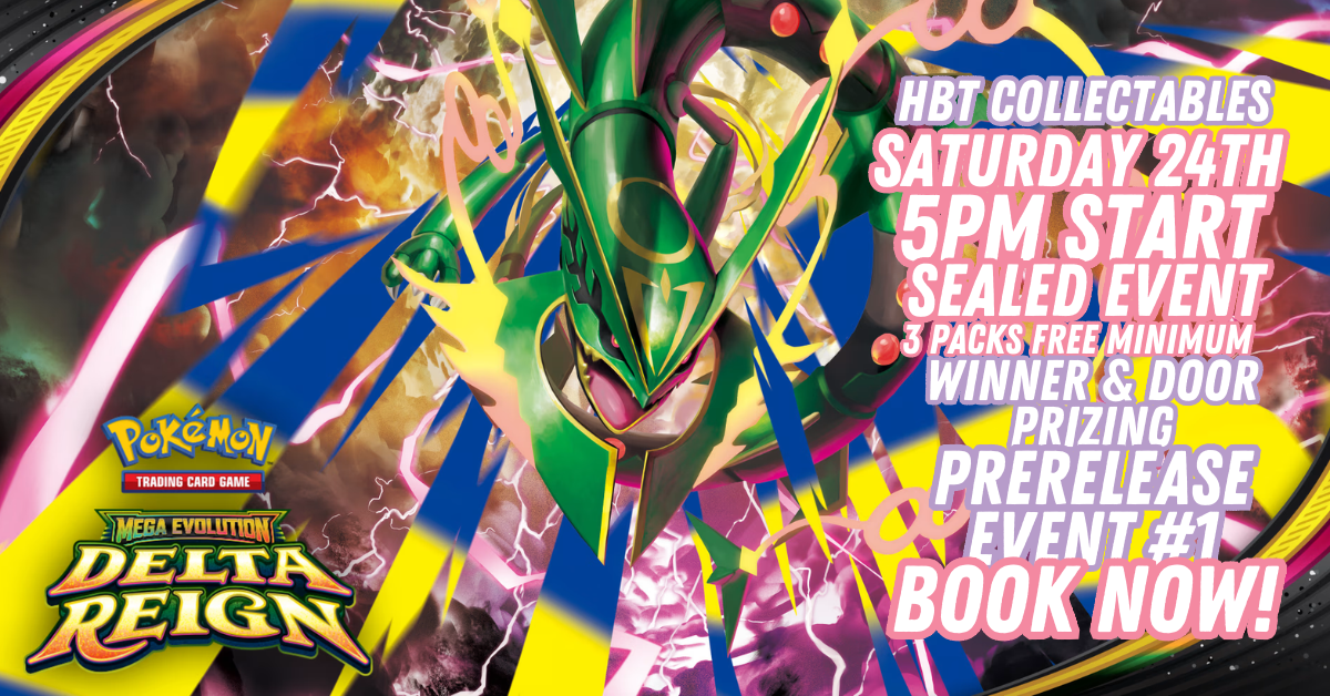⚡👑 Pokémon TCG: DELTA REIGN PRERELEASE #1 👑⚡ TICKET 24/10/2026