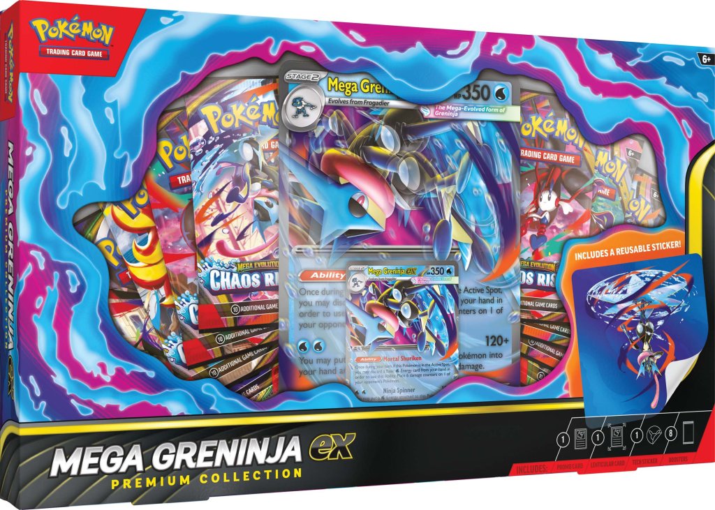 Pokémon TCG: Mega Greninja ex Premium Collection (3rd July)