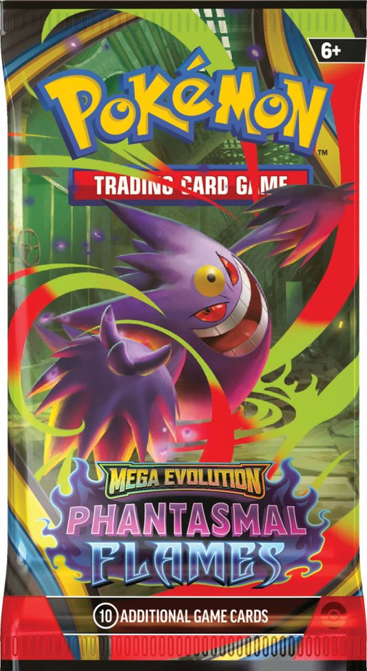 Pokemon TCG: Mega Evolution - Phantasmal Flames Booster Pack