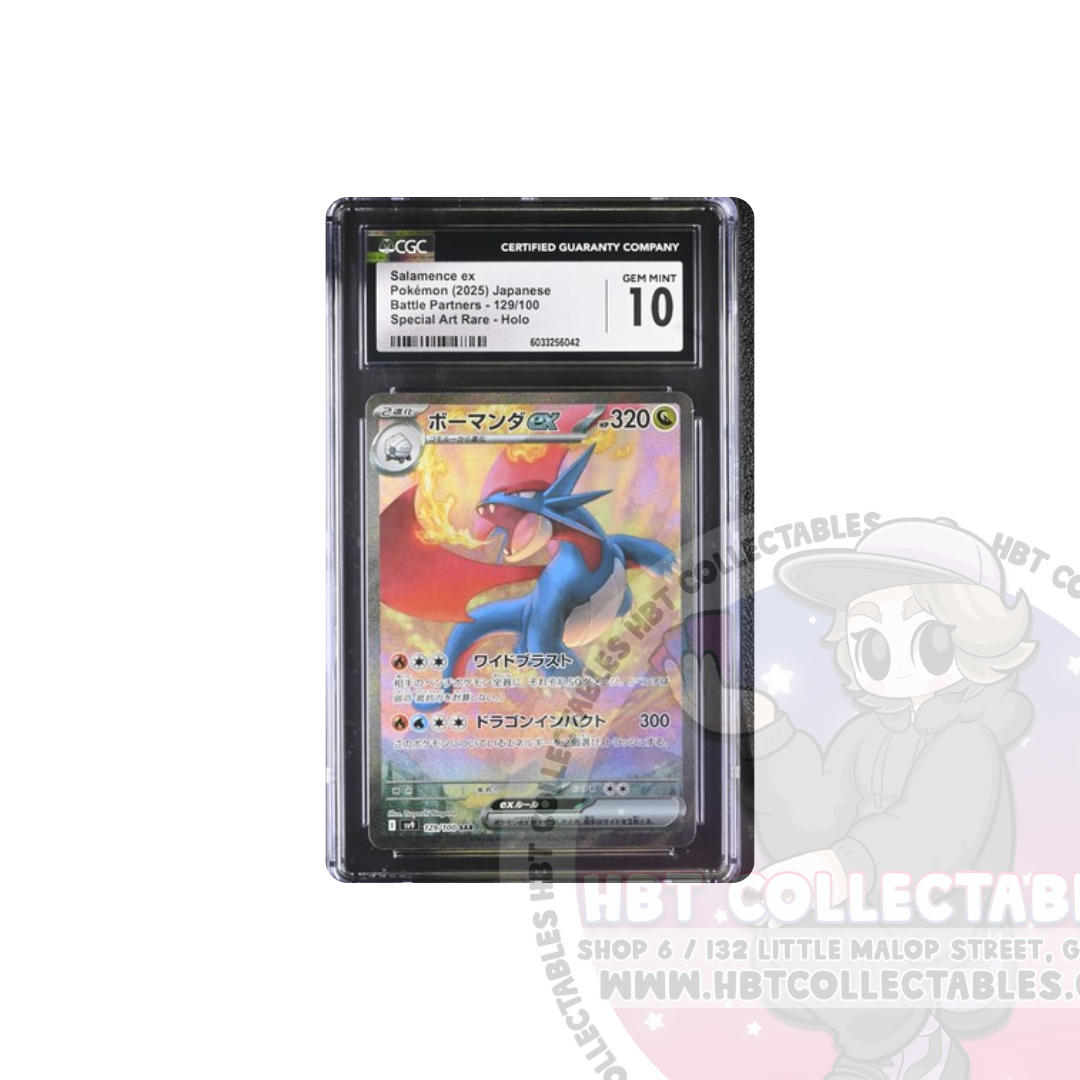 Pokemon TCG: CGC Gem Mint 10 - Salamence ex: Battle Partners 129/100