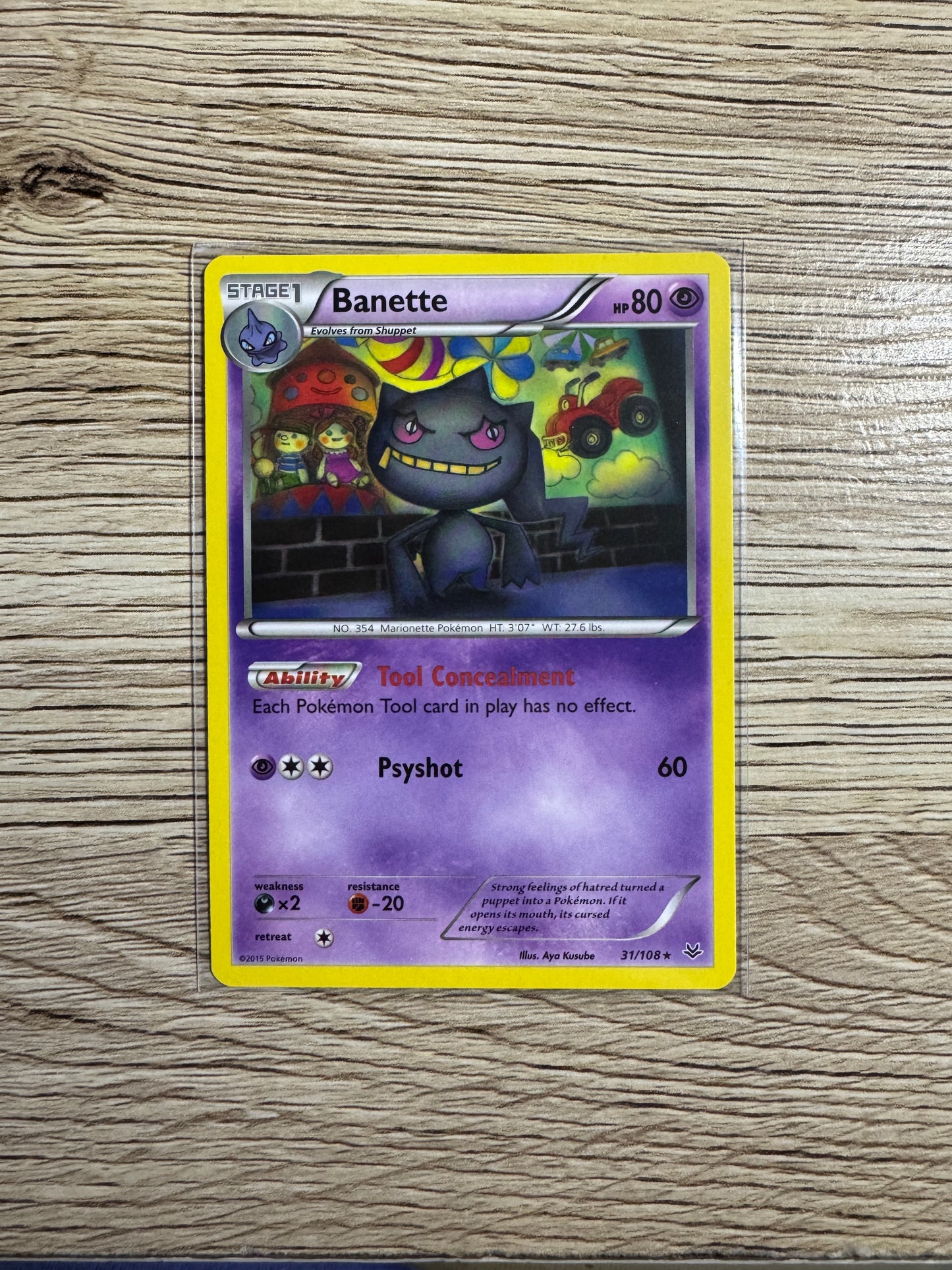 Banette (31) Rare XY - Roaring Skies 31/108 NM