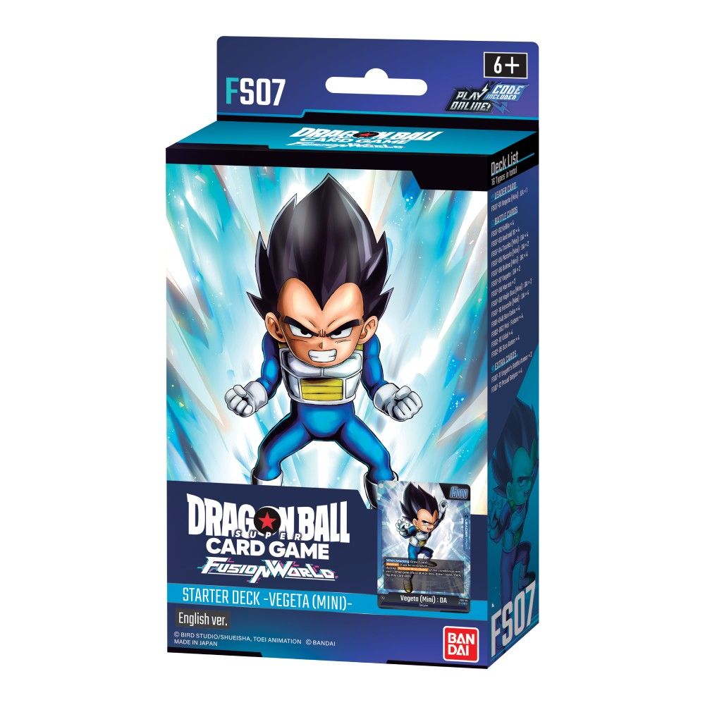 Dragon Ball Super Card Game: Fusion World – Starter Deck: Vegeta (Mini –  HBT Collectables