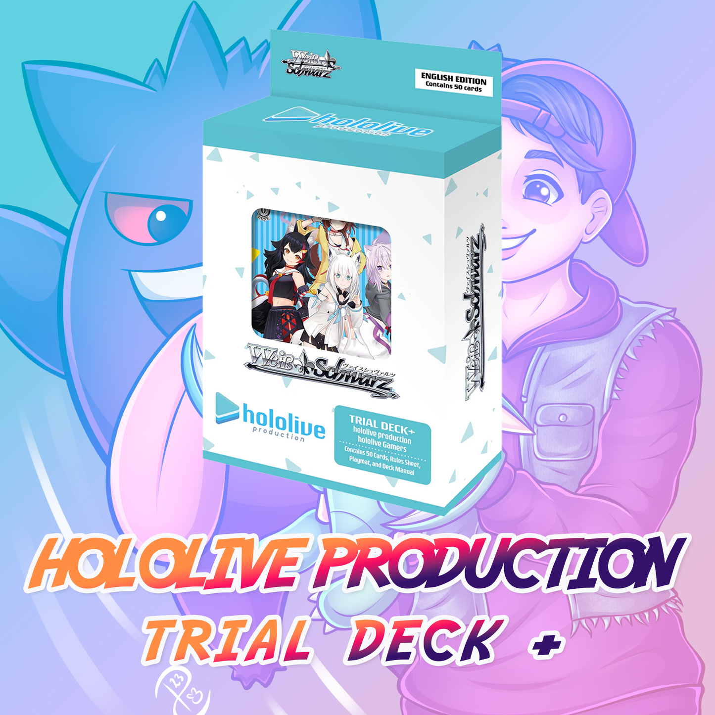 Weiss Schwarz -Hololive production: Hololive Gamers Trial Deck + (ENGLISH)