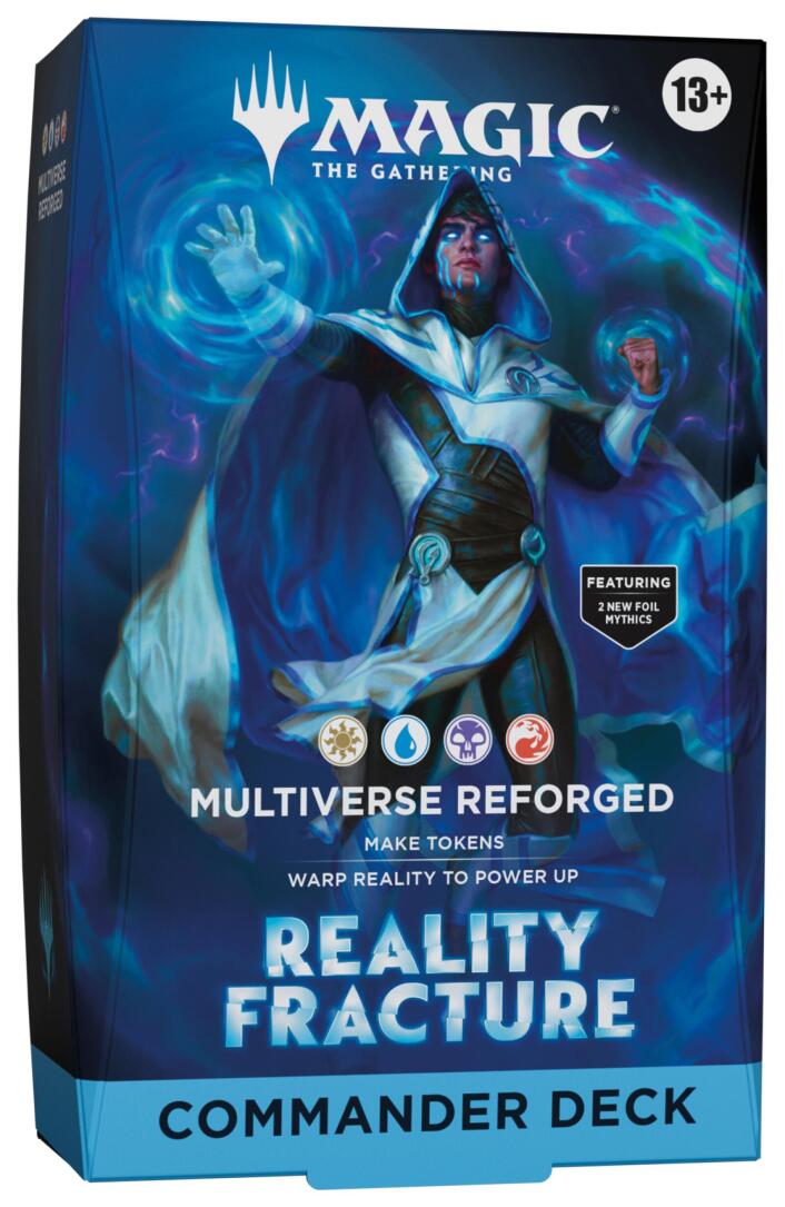 Magic: the Gathering - Reality Fracture Commander Deck Multiverse Reforged WHITE/BLUE/BLACK/RED