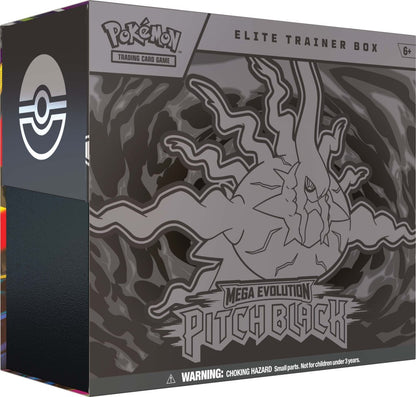 Pokémon TCG: Mega Evolution— Pitch Black Elite Trainer Box (Preorder)