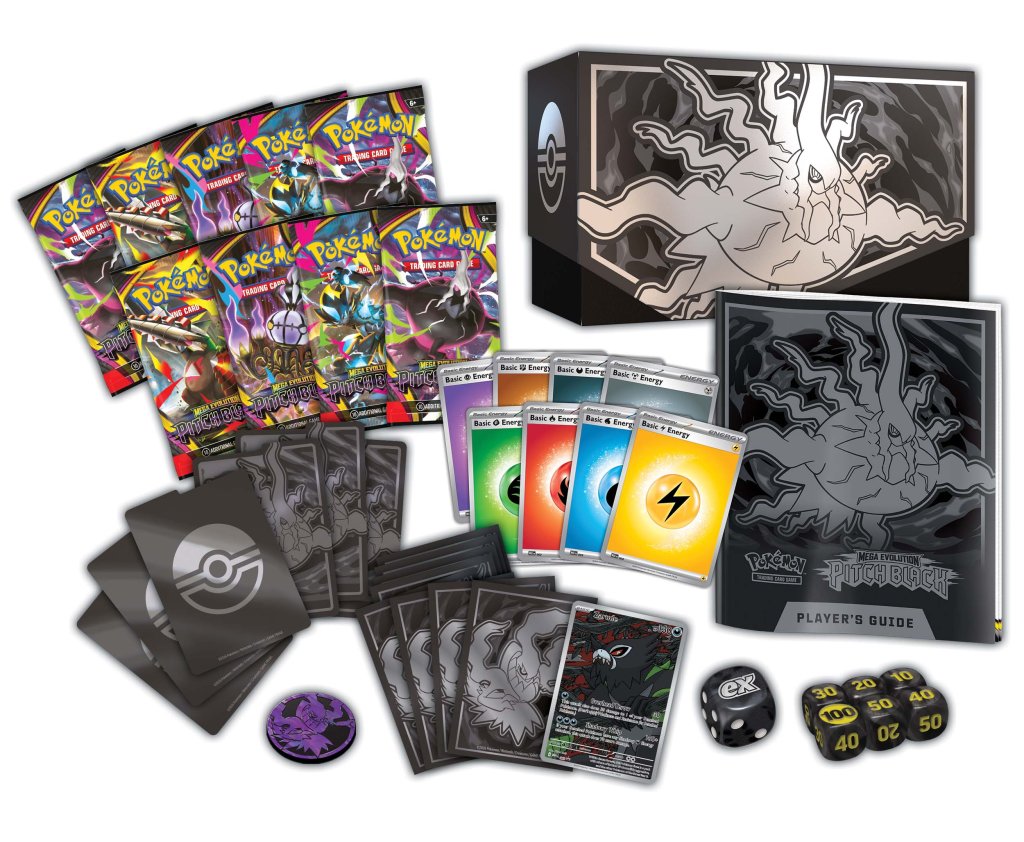 Pokémon TCG: Mega Evolution— Pitch Black Elite Trainer Box (Preorder)