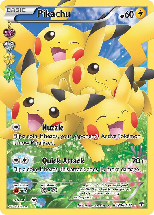 Pokemon TCG: Pikachu (Full Art) RC29/RC32 - Generations: Radiant Collection (GEN)