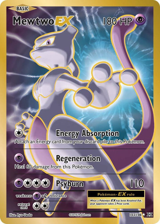 Pokemon TCG: Mewtwo EX (Full Art) 103/108 - XY - Evolutions (EVO)