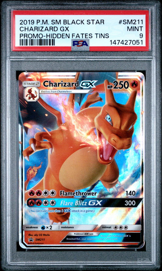 Pokemon TCG: Charizard GX SM211 - Promo [PSA 9]
