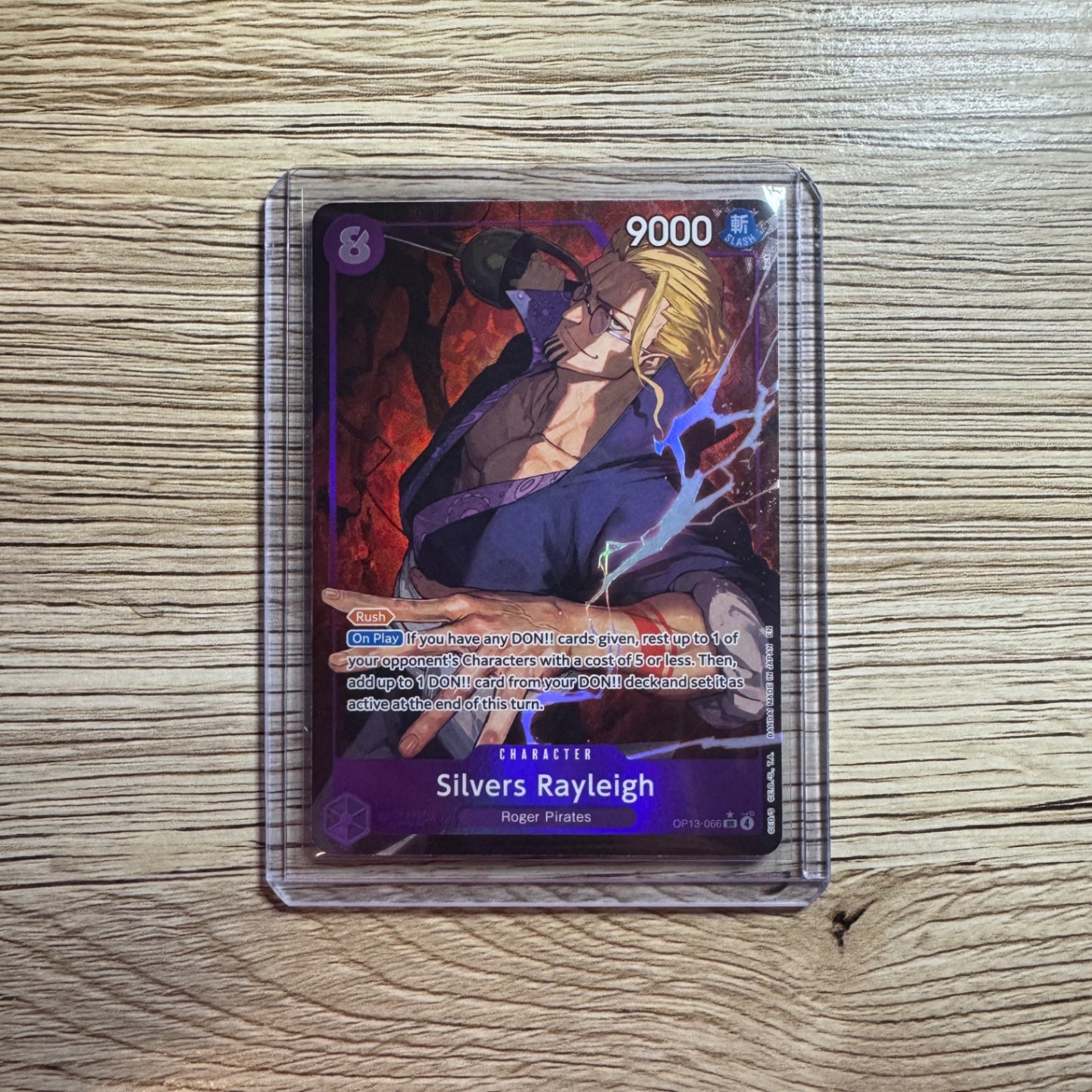Silvers Rayleigh (Alternate Art) SR Carrying On His Will OP13-066 NM