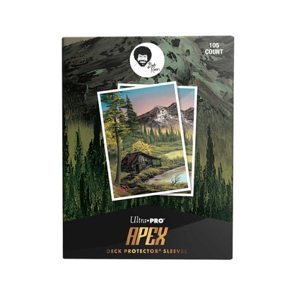 Ultra Pro: UP16509 Bob Ross Mountain Retreat 105ct APEX Deck Protector Sleeves (105 pack)
