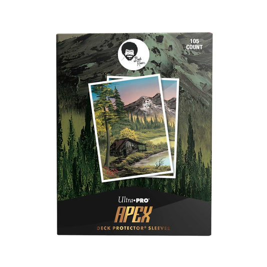 Ultra Pro: UP16509 Bob Ross Mountain Retreat 105ct APEX Deck Protector Sleeves (105 pack)