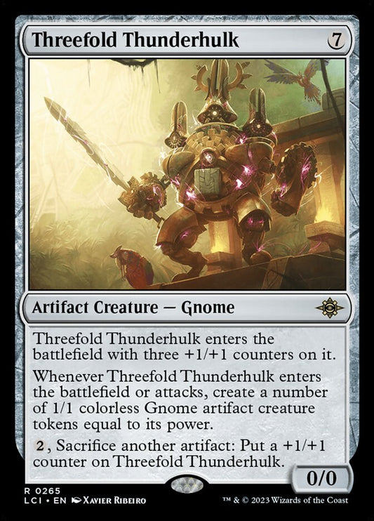 Threefold Thunderhulk R #265 The Lost Caverns of Ixalan