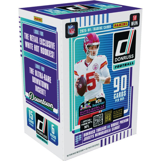 Panini Donruss 2025 NFL Football Trading Card - Blaster Box