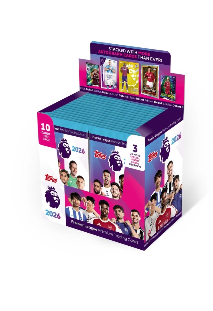 Topps Premier League 2026 Trading Cards: Booster Pack