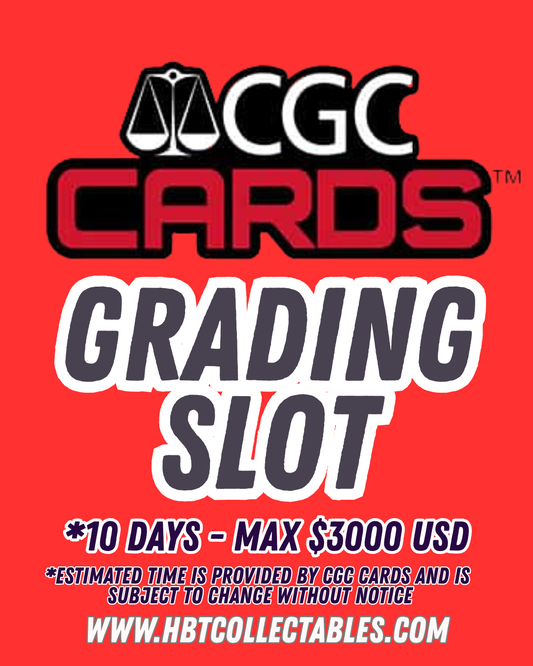 CGC Grading: Grading Slot - 10 Days ($3000 USD Value)