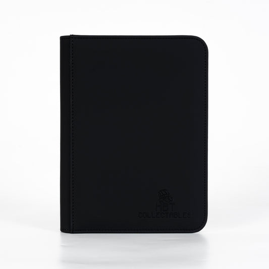 HBT Collectables: Premium 4 Pocket Binder (Black/White) - PREORDER