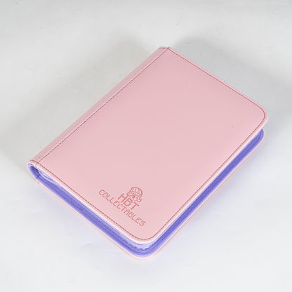 HBT Collectables: Premium 4 Pocket Binder (Pink/Purple) - PREORDER