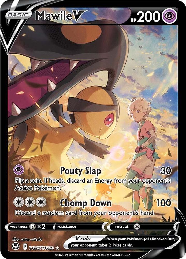 Pokemon TCG: Mawile V - SWSH12: Silver Tempest Trainer Gallery (SWSH12: TG)