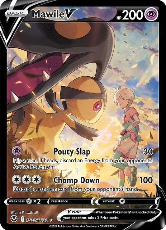 Pokemon TCG: Mawile V - SWSH12: Silver Tempest Trainer Gallery (SWSH12: TG)