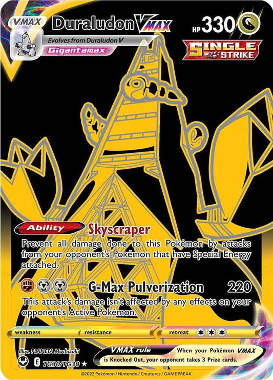 Pokemon TCG: Duraludon VMAX (Secret) - TG30/TG30 Silver Tempest Trainer Gallery (SWSH12: TG)