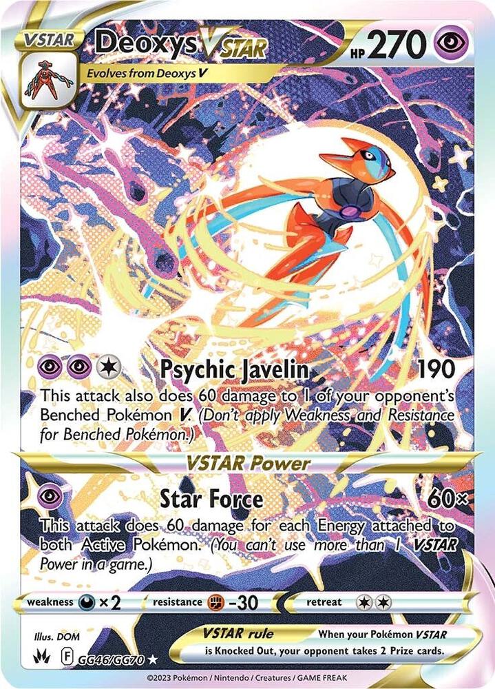 Pokemon TCG Single: Deoxys VSTAR - Crown Zenith (GG46)