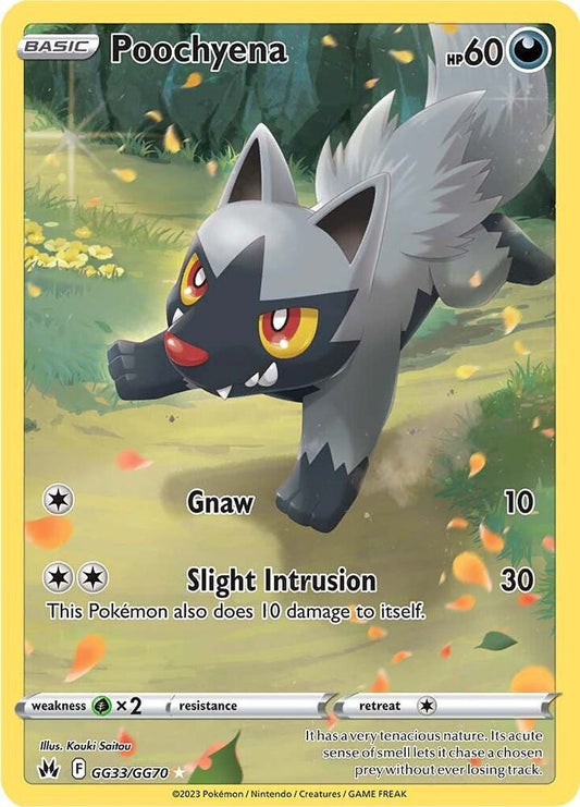 Pokemon TCG: Poochyena - Crown Zenith: Galarian Gallery (CRZ:GG)