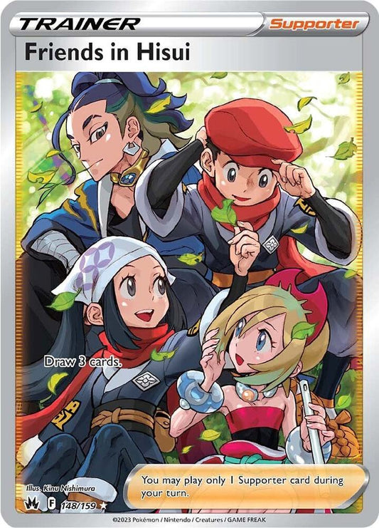 Pokemon TCG: Friends in Hisui (Full Art) 148/159 - Crown Zenith (CRZ)