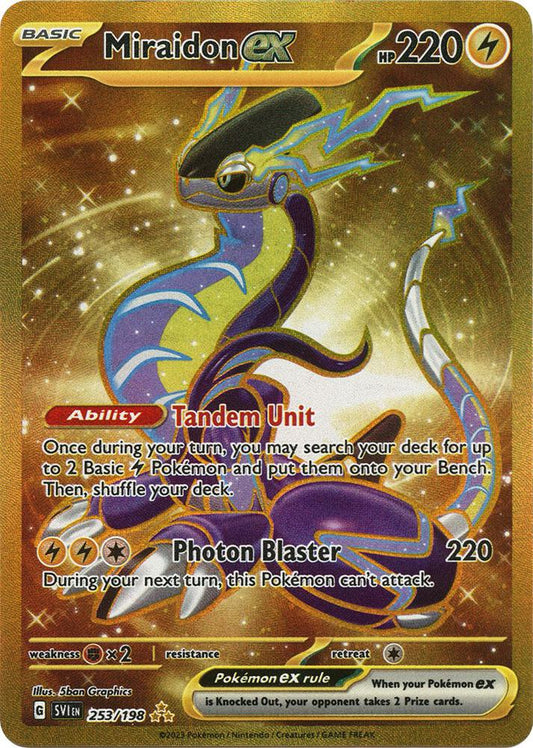 Pokemon TCG: Miraidon ex - 253/198 - SV01: Scarlet & Violet Base Set (SVI)