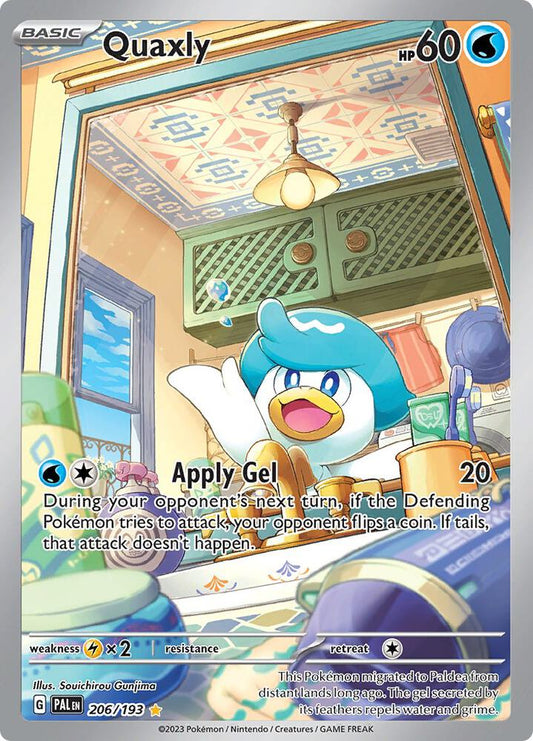 Pokemon TCG: Quaxly - 206/193 - SV02: Paldea Evolved (PAL)