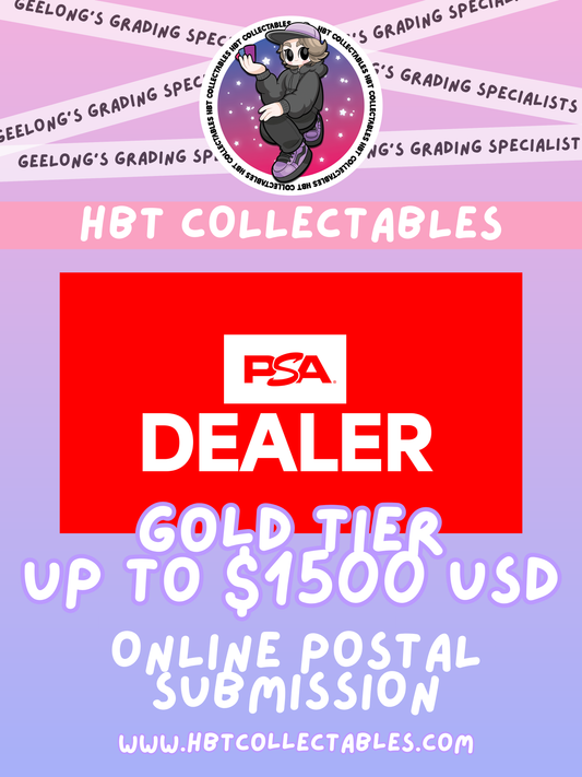 PSA Grading: Postal Submission - Gold Tier